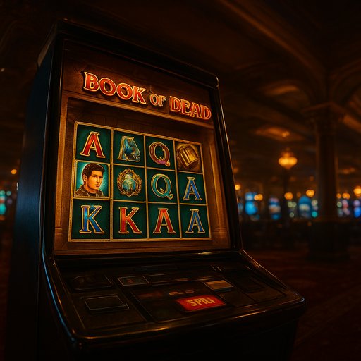 TK11 Book of Dead slot reel