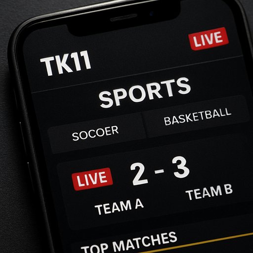 TK11 live sports dashboard on phone